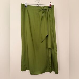 Banana Republic Olive Midi Skirt